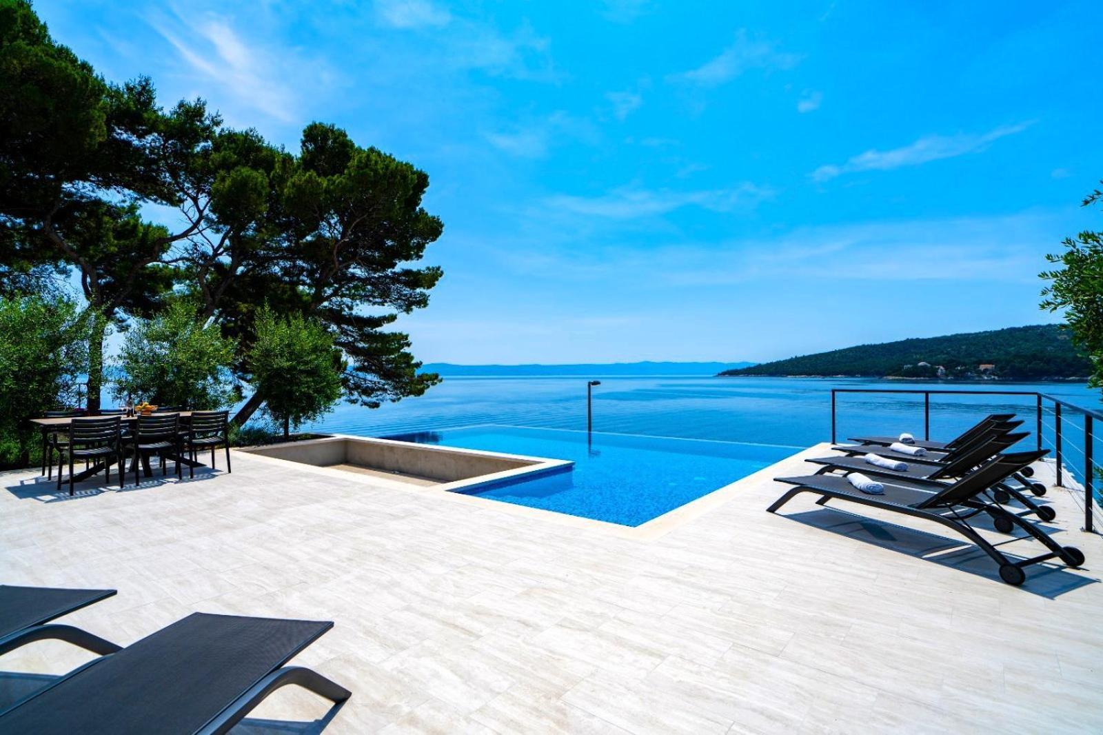 Seafront Villa Serenita Sumartin Eksteriør bilde